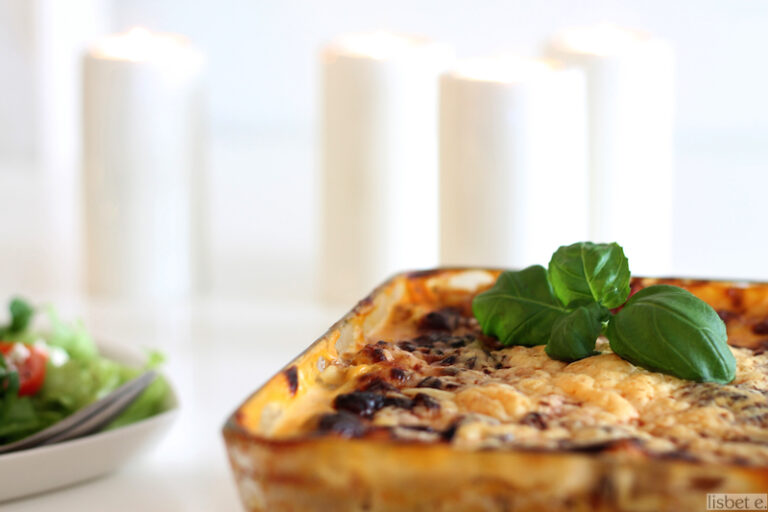 Neljän tölkin lasagne