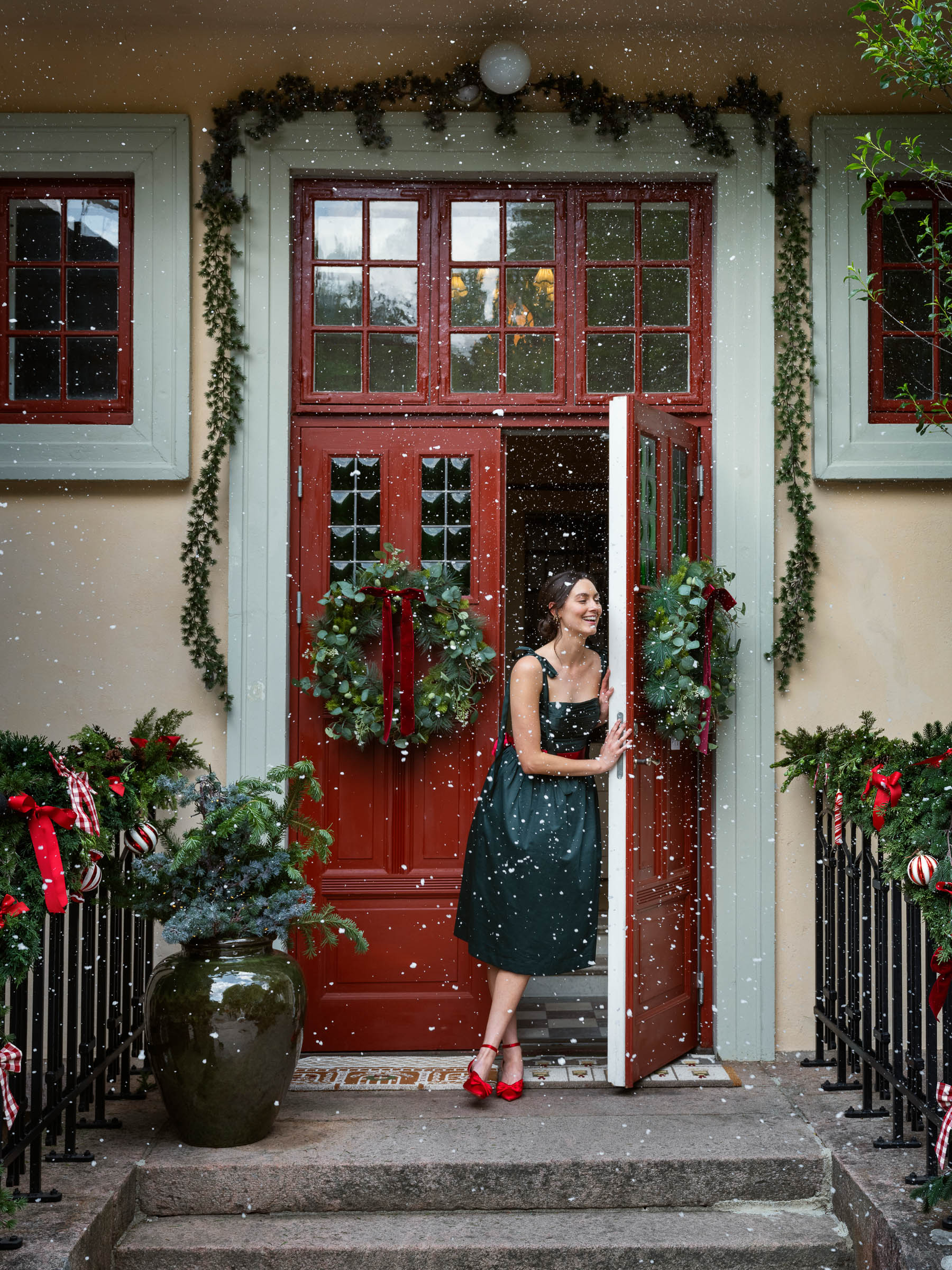 Kauniit joulukranssit ja -köynnökset